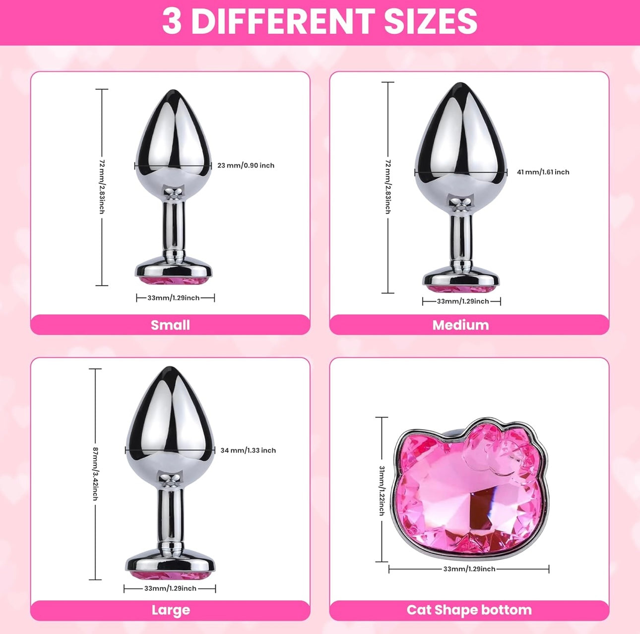 Kitty Jeweled Butt Plug Hi Kittyy Kitty Jeweled Butt Plug Hi Kittyy